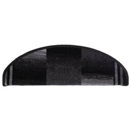 Berkfield Home Stair Mats Self-adhesive 5 pcs 65x21x4 cm Black & Grey - Size: Medium - thumbnail 5