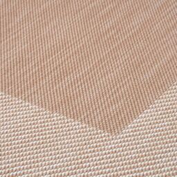 THE RUGS Outdoor Indoor Bordered Garden Patio Rug Weather Resistant in Beige - Size: 200 cm x 290 cm - thumbnail 3