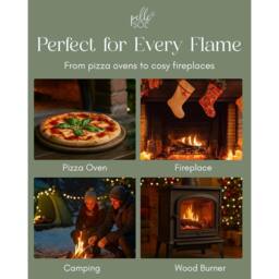 Pelle & Sol 600 Pack Natural Firelighters Long Burning for Wood Burners - thumbnail 6