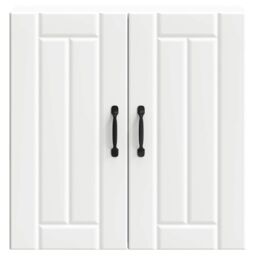 Berkfield Home Kitchen Wall Cabinet Lucca White Engineered Wood - thumbnail 5