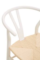Orsina Decent Wishbone Antique White Chair, Scandinavian Swivel Dining Chair For Dining Room, Stylish Modern Chair - thumbnail 6