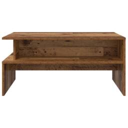 Berkfield Home Coffee Table Old wood 90 x 55 x 42.5 cm Engineered wood in Brown - thumbnail 5