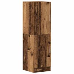 Berkfield Home Kitchen Cabinet Old Wood 38x41.5x131.5 cm Engineered Wood in Brown