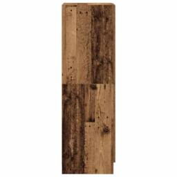 Berkfield Home Kitchen Cabinet Old Wood 38x41.5x131.5 cm Engineered Wood in Brown - thumbnail 6