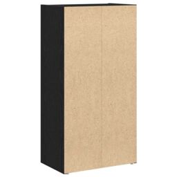 Berkfield Home Bookcase Black Oak 40x24x77 cm Engineered Wood - Size: 40 x 24 x 77 cm - thumbnail 7