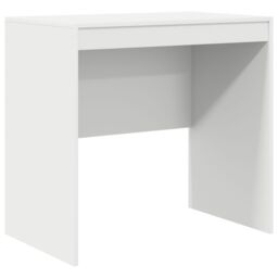 Berkfield Home Desk White 80x50x76 cm Engineered wood - Size: 80 x 50 x 76 cm - thumbnail 2