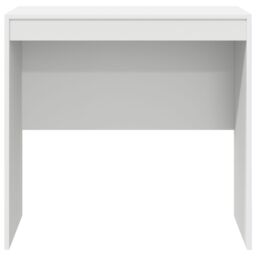 Berkfield Home Desk White 80x50x76 cm Engineered wood - Size: 80 x 50 x 76 cm - thumbnail 4