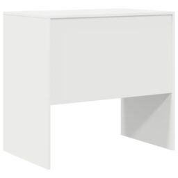 Berkfield Home Desk White 80x50x76 cm Engineered wood - Size: 80 x 50 x 76 cm - thumbnail 6