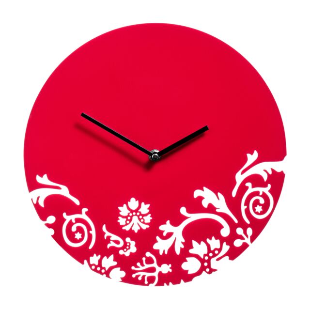 Orsina Maison by Premier Acrylic Wall Clock in Red - image 1