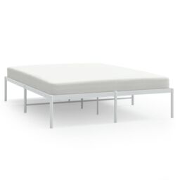 Berkfield Home Metal Bed Frame White 150x200 cm King Size - thumbnail 2