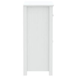 Berkfield Home Beautiful Bathroom Cabinet BERG White 69.5x34x80 cm Solid Wood Pine - thumbnail 5