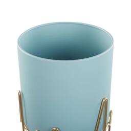 Wyld and Coco Blue Gold Iron Plant Stand 19 x 19 x 39 cm Indoor Outdoor - thumbnail 4