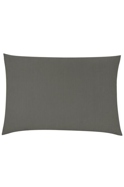 Furn Contra Soft Velvet Contrast Coloured Reverse Cushion in Grey - Size: 40 cm x 60 cm - image 1