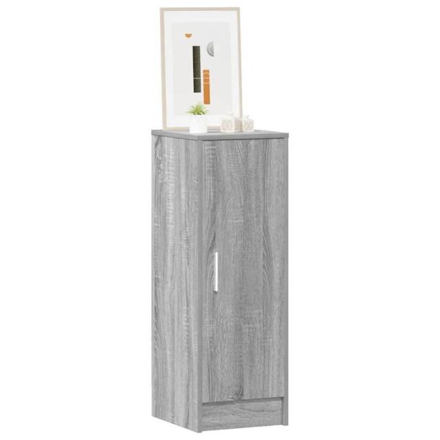Berkfield Home Shoe Cabinet Grey Sonoma 32x35x92 cm Engineered Wood - Size: 32 x 35 x 92 cm - image 1