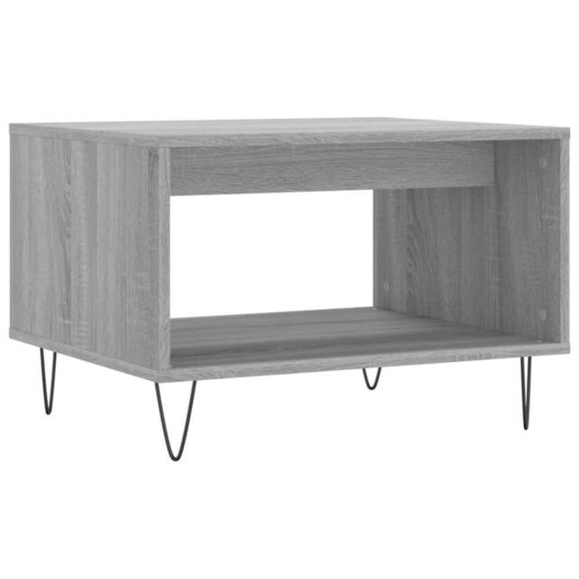 Berkfield Home Coffee Table Grey Sonoma 60x50x40 cm Engineered Wood - Size: 60 x 50 x 40 cm - image 1
