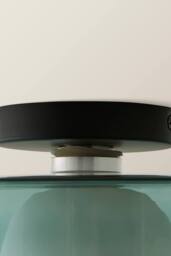 ValueLights Newbury Glass with Globe Shade IP44 Bathroom Ceiling Light & Bulb in Jade - thumbnail 5