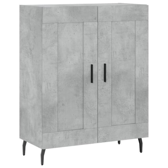 Berkfield Home Sideboard Concrete Grey 69.5x34x90 cm Engineered Wood - image 1