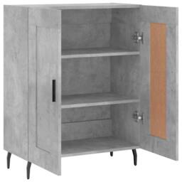 Berkfield Home Sideboard Concrete Grey 69.5x34x90 cm Engineered Wood - thumbnail 6