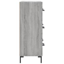 Berkfield Home Sideboard Grey Sonoma 69.5x34x90 cm Engineered Wood - thumbnail 7