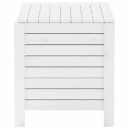 Berkfield Home Storage Box with Lid RANA White 100x49x54 cm Solid Wood Pine - Size: 100 x 49 x 54 cm - thumbnail 5