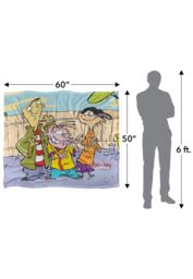 Cartoon Network Ed Edd N Eddy Backyard Boys Silky Touch Super Soft Throw Blanket 152 X 127 cm in White - thumbnail 5