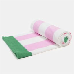 OHS Hello Summer Towel Bath Quick Dry Travel Microfibre Absorbent Swim in Light Pink - thumbnail 2