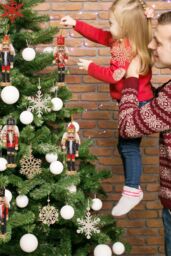 Neel Blue 13cm Wooden Nutcracker Soldier Ornaments - 6pcs - thumbnail 5