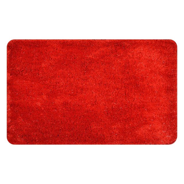 Allure Bath Fashions Bling Microfibre Non-Slip Sparkle Bath Mat in Red - image 1