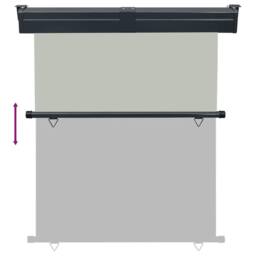 Berkfield Home Balcony Side Awning 140x250 cm Grey - thumbnail 5