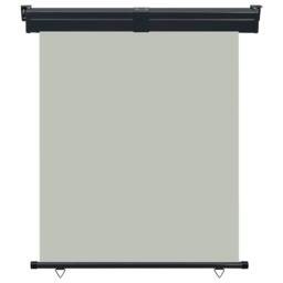 Berkfield Home Balcony Side Awning 140x250 cm Grey - thumbnail 2