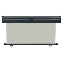 Berkfield Home Balcony Side Awning 140x250 cm Grey - thumbnail 4