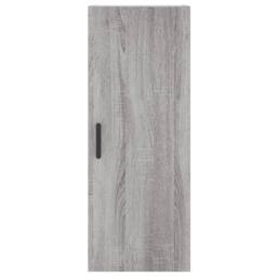 Berkfield Home Highboard Grey Sonoma 34.5x34x180 cm Engineered Wood - thumbnail 8