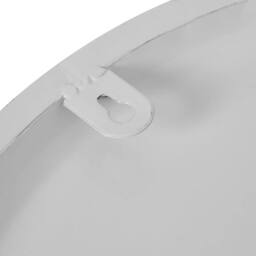 Wyld Haus White Wall Clock with Grey Roman Numerals - thumbnail 4