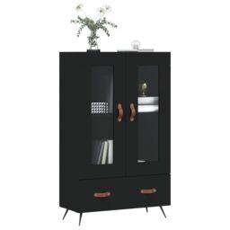 Berkfield Home Highboard Black 69.5x31x115 cm Engineered Wood - thumbnail 3