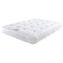 "Bed Choices Emperor Upholstered Bed Frame with Chelsea mattress & 54"" Headboard in Grey - Size: Single" - thumbnail 3