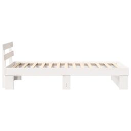 Berkfield Home White 90 x 200 cm Solid pine wood - thumbnail 7