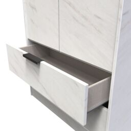 Ready Assembled 2 U Fuji 2 Door 2 Drawer Wardrobe (Ready Assembled) in Off-White - thumbnail 6