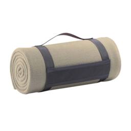 SOL'S Plaid Fleece Blanket in Beige - thumbnail 1