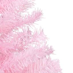 Berkfield Home Beautiful Artificial Pre-lit Christmas Tree with Ball Set Pink 18 - thumbnail 5