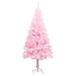 Berkfield Home Beautiful Artificial Pre-lit Christmas Tree with Ball Set Pink 18 - thumbnail 3