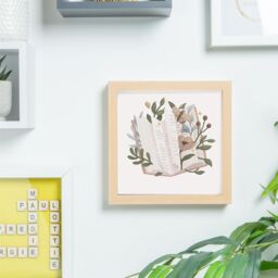 "Nicola Spring 3D Box Photo Frame - 8 x 8"" - Pack of 1 in Light Brown" - thumbnail 5