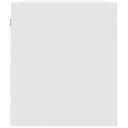 Berkfield Home Wall-mounted Bedside Cabinets 2 pcs White 38x34x40 cm - Size: 38 x 34 x 40 cm - thumbnail 8