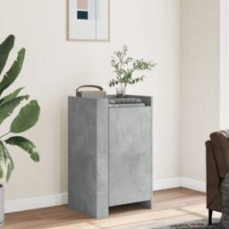 Berkfield Home Sideboard Concrete Grey 45x35x75 cm Engineered Wood - Size: 45 x 35 x 75 cm - thumbnail 1