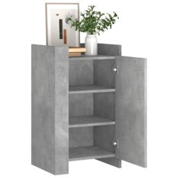 Berkfield Home Sideboard Concrete Grey 45x35x75 cm Engineered Wood - Size: 45 x 35 x 75 cm - thumbnail 3