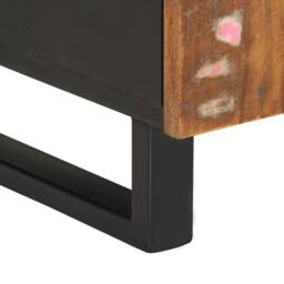 Berkfield Home TV Cabinet 105x33.5x46 cm Solid Wood Reclaimed&Engineered Wood in Brown - thumbnail 7