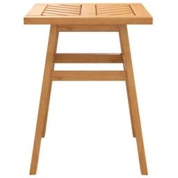 Berkfield Home Side Table 45x45x60 cm Solid Wood Acacia in Brown - Size: 45 x 45 x 60 cm - thumbnail 3