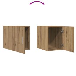 Berkfield Home Wall Cabinet Artisan Oak 30x42.5x40 cm Engineered Wood in Brown - thumbnail 9
