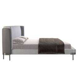 Angel Cerda Double Bed 180x200 cm - Light Grey Fabric with Dark - thumbnail 6