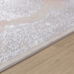 Livabliss Lustro-Vintage Beige Grey Off-White Traditional Boho Living Dining Bedroom Rug - Size: 80 cm x 150 cm - thumbnail 3