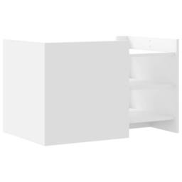 Berkfield Home Durable Coffee Table White 80x50x50 cm Engineered Wood - Size: 80 x 50 x 50 cm - thumbnail 6